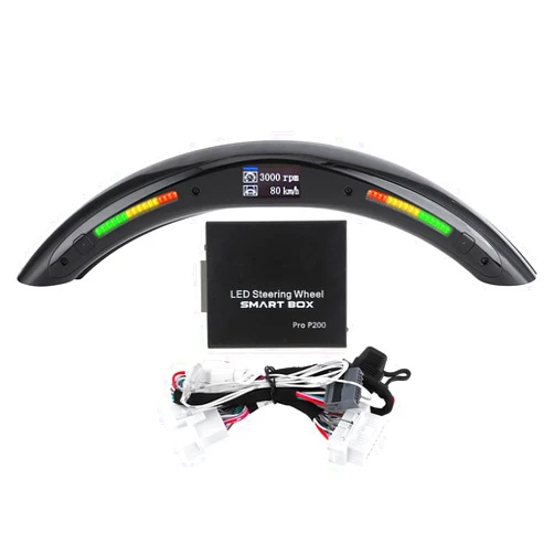 Torvex Steering Wheel, LED Display Race Wheel Compatible with OBD2 Module Kits, 4th Gen Performance Shift Indicator Lights