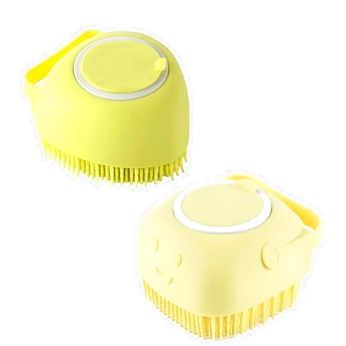 Chisida Cat Brush,Cat Hair Brush,Dog Brush,Dog Grooming Kit,Dog Brush for Shedding,Dog Paw Cleaner,Cat Brushes for Indoor Cats,Deshedding Dog Brush,Paw Cleaner for Dogs,Cat Brush for Shedding (Yellow)