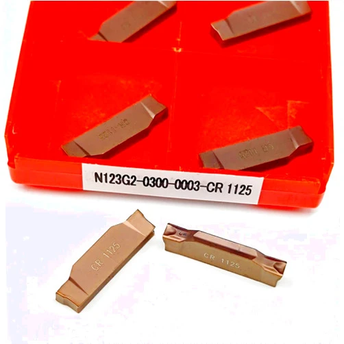 SGHRBSC 10pcs N123G2 0200 0300 0400 CR1125 TF4225 Turning Tool CNC Machine Milling Tungsten Carbide N123 G2 Lathe Cutting Tool Hard Alloy(N123G2 0300 TF4225,Old Packaging)