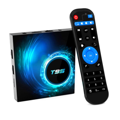 Sidiwen Android TV Box 10.0, 2GB RAM/16GB ROM Allwinnner H616 Quad-Core Smart Android T95 Box,Support 6K,3D,2.4G/5G Dual WiFi,HDMI 2.0,H.265 Stream Media Box with Bluetooth 5.0