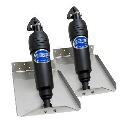 Bennett Marine BOLT912ED Bolt Electric Edge Mount Limited Space Trim Tab Kit - 9