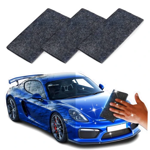 MANN-FILTER Nano Sparkle Cloth Car Scratch Remover, 3PCS Upgraded Nanosparkle Cloth for Car Scratches, Easy to Repair Light Scratched Remover and Water Spots for Vehicles,Gray