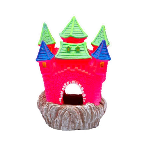 GloFish Extra Large Castle Ornament, 1 Count, Decor for Aquariums