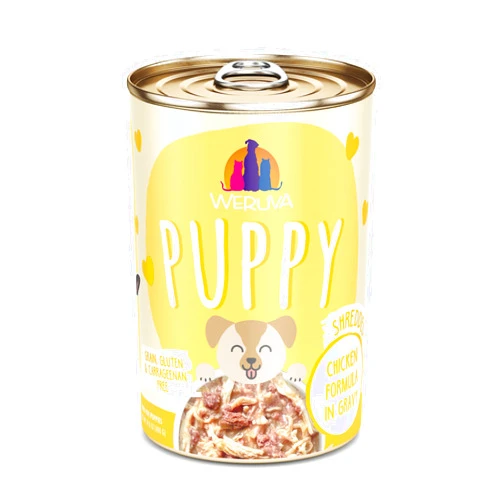 Weruva Puppy, Chicken Formula in Gravy, 14oz Can, Pack of 10