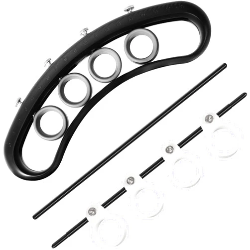Boao 2 Pieces Finger Expander Finger Trainers Multifunctional Finger Expansion Guitar Stretcher Portable Musical Instrument Accessories for Guitar Bass Ukulele Piano Saxophone Beginner
