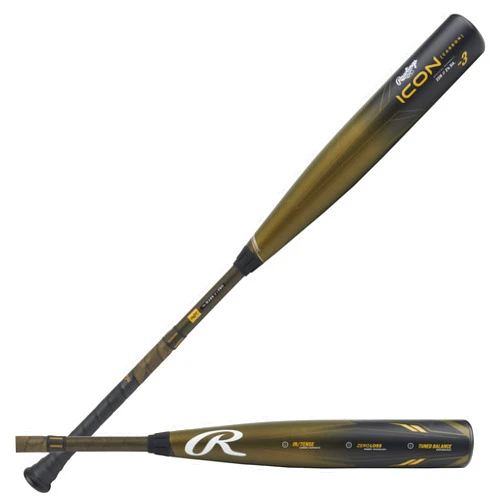 Rawlings | ICON Baseball Bat | BBBCOR | -3 Drop | 2 Pc. Composite