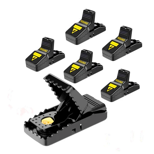 Hdama Mouse Trap, Mouse Traps That Work Small Mice Trap Outdoor Indoor Best Snap Traps for Mouse/Mice Safe and Reusable 6 Pack Quick Kill Mice Traps