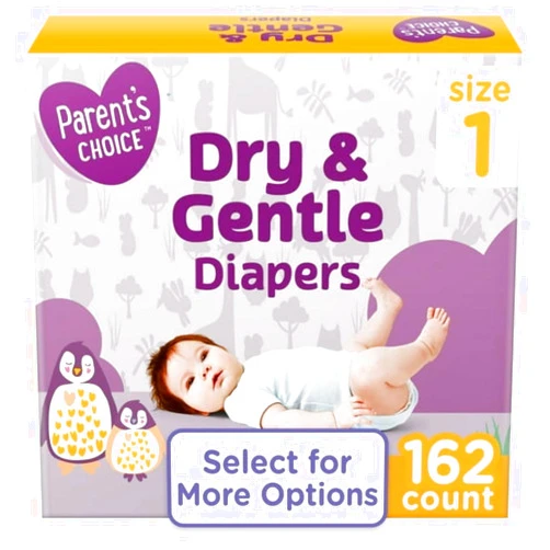 Generic Parent's Choice Dry & Gentle Diapers Size 1