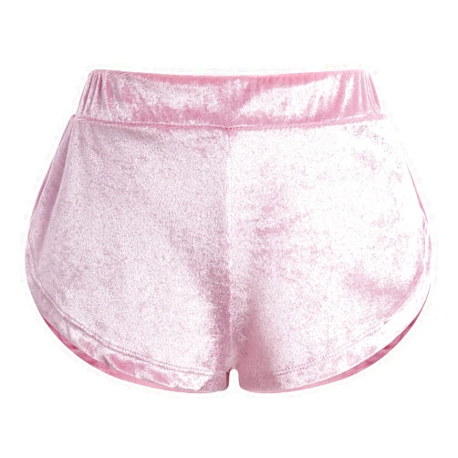ABAFIP Women's Velvet Shorts Mid Rise Yoga Running Short Pants Hot Rave Booty Shorts Mini Pants Dance Bottoms