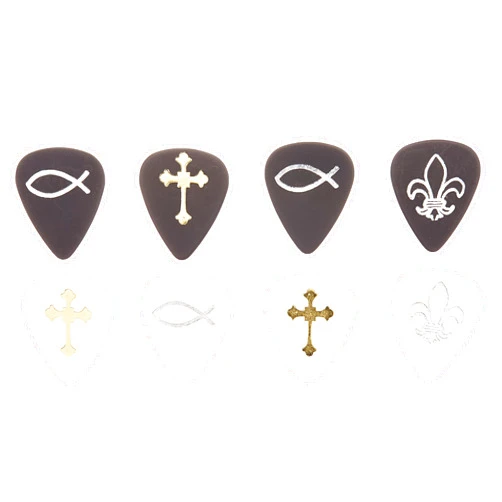 D'Andrea D’Andrea Cool Plecs Guitar Pick – Christian (12 Piece)
