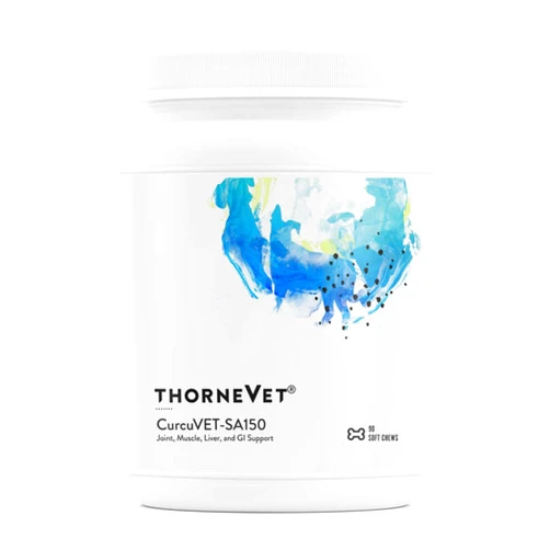 ThorneVET CurcuVET-SA150 – Joint, Muscle, Liver & GI Support for Medium & Large Dogs, 90 Soft Chews