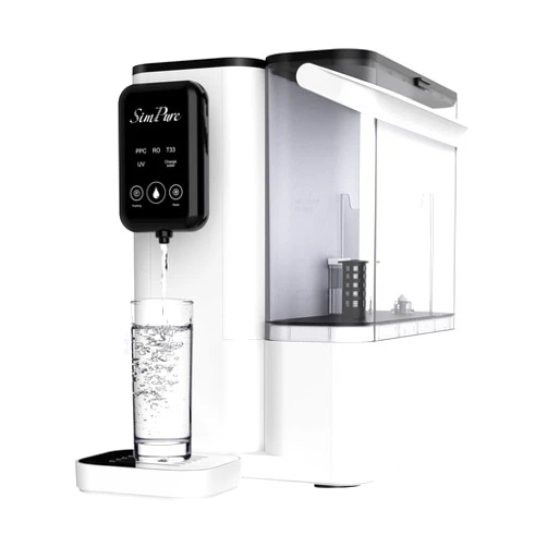 SimPure Y9T 300G Countertop Reverse Osmosis Water Filter, Near 0 TDS Water Purifier, NSF/ANSI 58 Certified 6 Stage RO Water Filtration System with UV Purification, BPA Free, No Installation Required