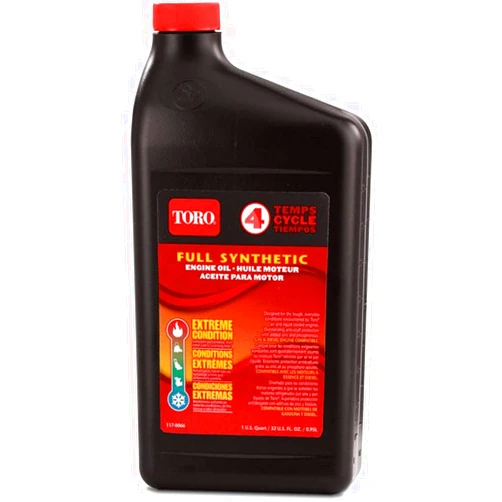 Toro Full Synthetic SAE 10W-30 4-Cycle Engine Oil 32 Ounce Bottle 138-6053