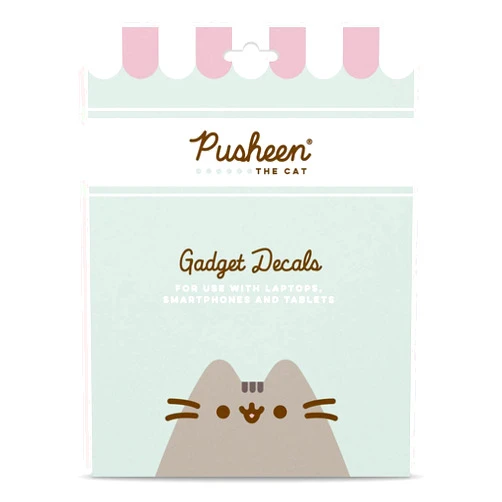Grupo Erik Kawaii Stickers - Pusheen Foodie Collection Stickers Gadget Decals - Waterproof and Reusable Stickers - Pusheen Gift - Pusheen Stickers - Vinyl Stickers for Kids - Stickers for Laptop