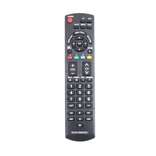 XVEFAT New N2QAYB000321 Replace Remote for Panasonic 2009 LCD & Plasma TVs