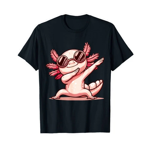 Magical and Funny Axolotl lover Gifts Dabbing Axolotl T-Shirt
