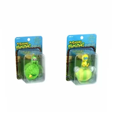 My Singing Monsters Store My Singing Monsters Baby Furcorn Collectible Figure with Egg Bundle Baby Dandidoo Collectible Figure with Egg, Brown/A