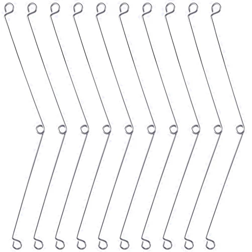 ANCIRS AINCIRS 10 Pcs Recessed Lighting Spring Clips, Metal Torsion Spring Clip, Accessories for Recessed Light Fixtures, Light Clips Replacements for Fan, Can Light