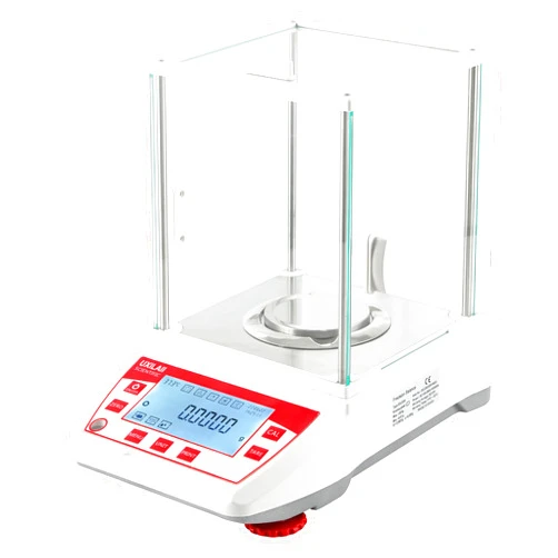 UXILAII SCIENTIFIC Analytical Balance 220g 0.1mg GN mg Unit Precision Lab Scale 0.0001g Digital Analytical Scale RS232 Interface Laboratory Electronic Balance LCD Display with Glass Windshield …