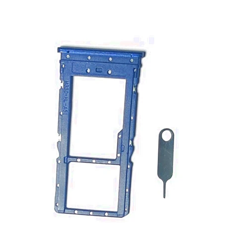 XINJUNKENG Micro SD Holder Nano SIM Card Tray Replacement for Motorola Moto G Stylus 4G 2022 XT2211 (Blue)