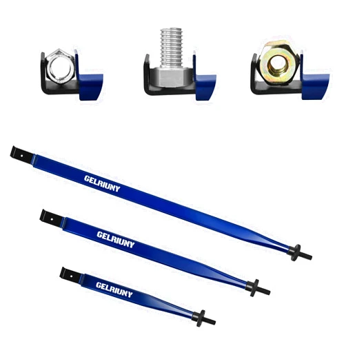GELRIUNY 2025 Upgrade Extension Clamps Tight Tool,Handee Clamp,Versatile Vise Grip,Holds Nuts/Bolts/Hose/Compresses Gas Lines Clamps Tight Tool,Adjustable Jaws,Narrow space use,3 Different Lengths(Pack of 3)