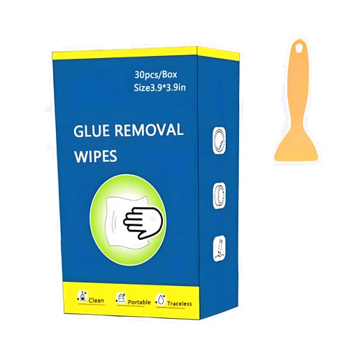 PROCRAAN Clean Up Wipes, Adhesive Remover - 30 Count - Safely Removes Adhesive Residue, Rapidly Removes Labels, Stickers, Crayon, Tree Sap, Chewing Gum, Masking Tape, Marker pen, Glue and Decals