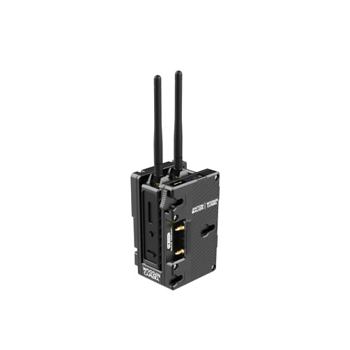 Wooden Camera Dual Battery Plate Cradle for Teradek Bolt LT 6 and Bolt LT 4K Transmitter, with 3 D-Tap Ports for Accessory Power (V-Mount to Gold Mount)
