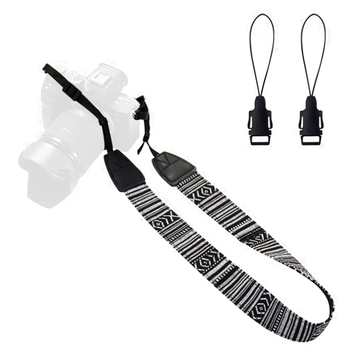 WANBY Camera Strap Canvas Neck Shoulder Strap with Quick Release Buckles for DSLR SLR