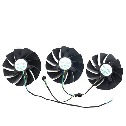 NNL GA92S2U 4PIN GPU RTX3080 RTX3090 Cooling Fan for ZOTAC GeForce RTX 3070 Ti 3080 3090 Trinity OC Graphic Video Card Fans (3PCS)