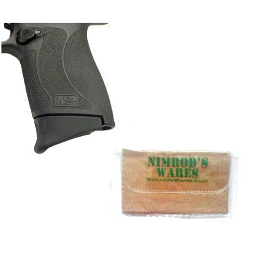 Nimrod's Wares Pearce Grip Extension Compatible with Smith & Wesson M&P 9 Shield Plus 10-Rd Only PG-MPPL Bundle with Microfiber Cloth