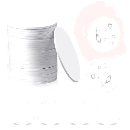 Bouti1583 50 PCS NFC Tags NTAG215 NFC Round Cards, 25mm (1 inch) 504 Bytes Memory Blank PVC Coin NFC Cards, Compatible with TagMo Amiibo and All NFC Enabled Mobile Phones & Devices