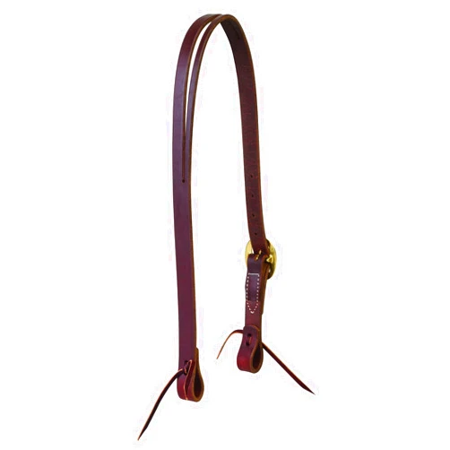 Weaver Leather Working Tack Solid Brass Split Ear Headstall Brass Hardware, 1