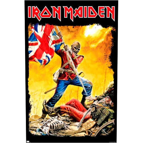 Trends International Iron Maiden - Piece Of Mind Flag Wall Poster, 22.37