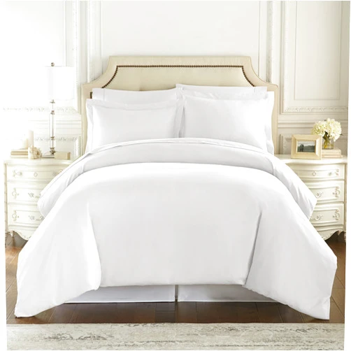 HC Collection Duvet Cover - White King Size Duvet Cover - 3 Piece Soft Breathable Microfiber Duvet Cover Set with Zipper Closure & 2 Pillow Shams