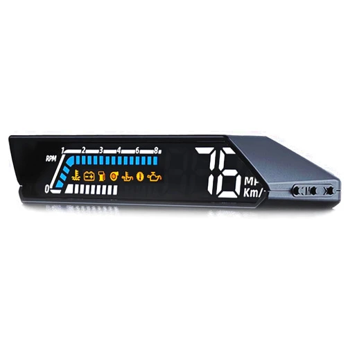 AKABANE OBD2 Gauge Display, Heads up Display for car, RPM Meter,Speedometer,Water Temperature Meter, Multifunctional Smart Gauge (S100)