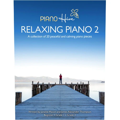 By Piano Hive (Author), James Alexander Thompson (Author), Janette Mason (Author) & 0 more Relaxing Piano 2: Piano Sheet Music Book of 20 Relaxing Piano Pieces for Children & Adults, Late Beginner to Intermediate (Audio Supported) (Piano Hive Books)