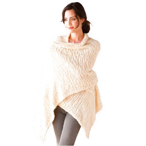 DEMDACO Giving Shawl Women's One Size Soft Knit Nylon Wrap in Gift Box