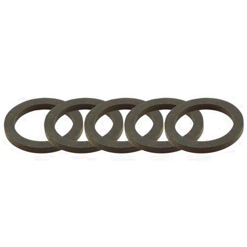 FireHoseDirect 1 1/2 inch NH NST Nozzle Gasket - Plastic Brass Aluminum - Fire Nozzle Replacement Rubber Washer (5-Pack)