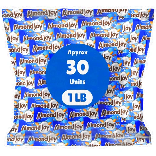 Pisoka Almond-Joy Coconut & Almond Chocolate Bars - Individually Wrapped (1 LB)