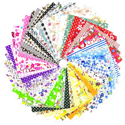 Ysanciuu 120 Pcs 4'' x 4'' Cotton Craft Fabric Bundle Squares,DIY Sewing Quarters Bundle,Precut Cotton Fabric Bundles for Precut Fabric,Quilting Fabric Bundles,DIY Sewing Quilting Scrapbooking