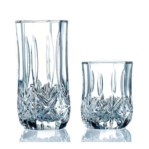 Luminarc Brighton 16-Piece Assorted Glass Tumbler Set
