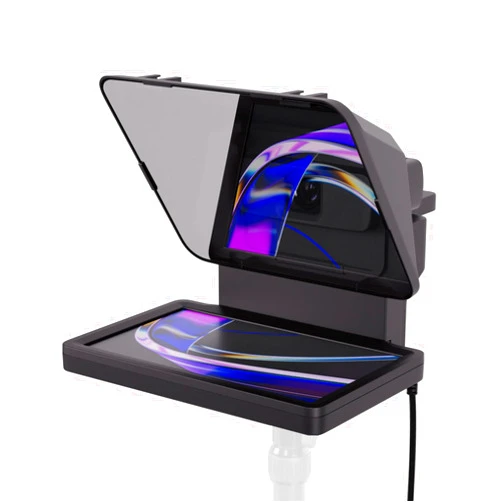 Elgato Prompter – Teleprompter with Built-in Screen for YouTube, Twitch, Zoom, MS Teams and More, Supports DSLR/Webcam/Smartphone, Drag & Drop Monitor Display, Works with Mac/PC & Stream Deck