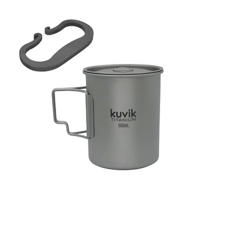 Kuvik High-Carbon Steel Striker (French) & 550ml (18.6 oz) Titanium Pot Bundle