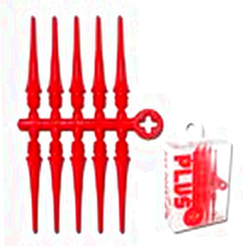 9DARTOUT NineDartOut.us New!! Fit Point Plus Soft Tip Dart Tips - 50 Count