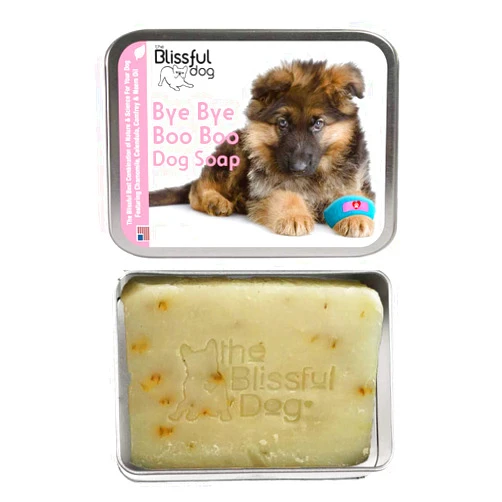 The Blissful Dog Bye Boo Dog Bar Soap Featuring The German Shepard
