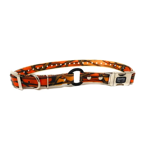 Sparky Pet Co -Zeus ECollar Replacement Strap - Bungee Loop Dog Collar - Waterproof Biothane Adjustable - Double Buckle - Quick Snap Metal Clasp - for Invisible Fence Systems - 1