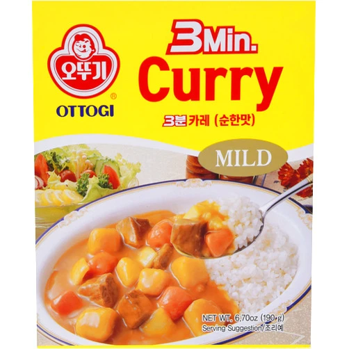 Ottogi Instant Curry Sauce, Mild, 6.7 Ounce