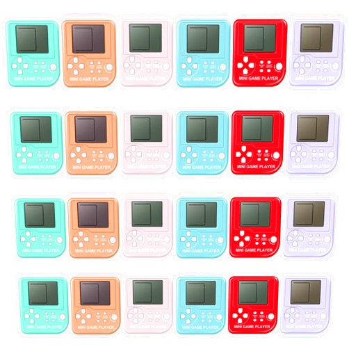 DOEA Video Game Keychain Party Favors,24Pcs Arcade Video Game Keychain,Party Favors for Kids Filled with Bulk Video Game Party Supplies,Birthday Goodie Bag Stuffers