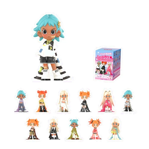 POP MART Lil Peach Riot Loading Series Figures, Blind Box Figures, Random Design Action Figures Collectible Toys Home Decorations, Holiday Birthday Gifts, Single Box