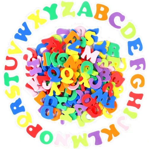 MIDELONG Letter Stickers Foam Letter Stickers, Colorful Self Adhesive A-Z Alphabet Stickers Craft Supplies Stickers for DIY Crafts Scrapbooking School Project Party Decorations, Pack of 260